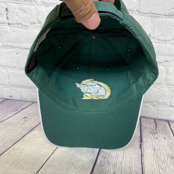 Quaker State Baseball Hat Cap Strap Back Green White Adjustable Racing Gear Oil - Picture 7 of 8